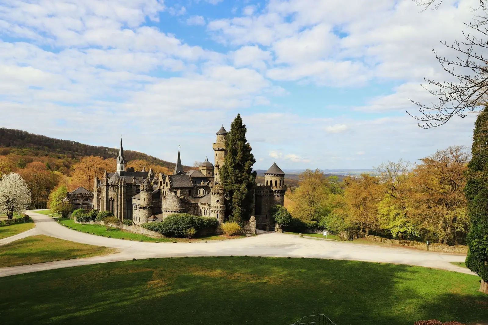Löwenburg im Bergpark Wilhelmshöhe in Kassel